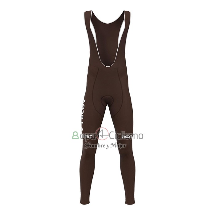 Ag2r Citroen Team Ropa Ciclismo Culotte Largo 2022 Mangas Largas Blanco